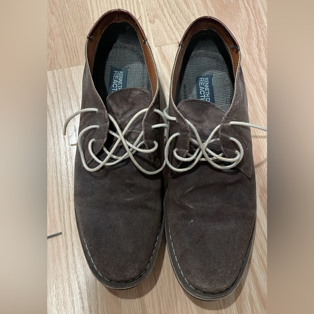 Kenneth Cole Reaction Brown Oxford Suede Boots Chukkas
